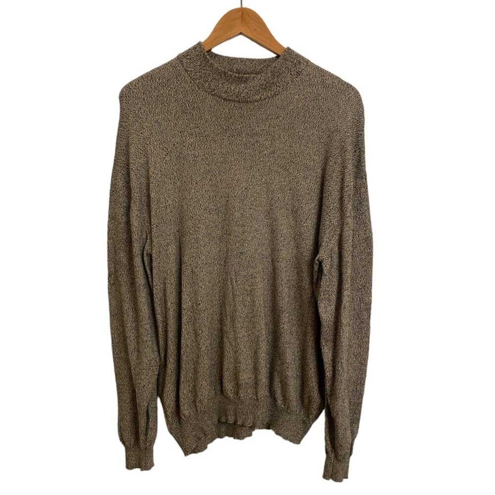 Tricots St. Raphael Men's Mock Neck Sweater Size Medium